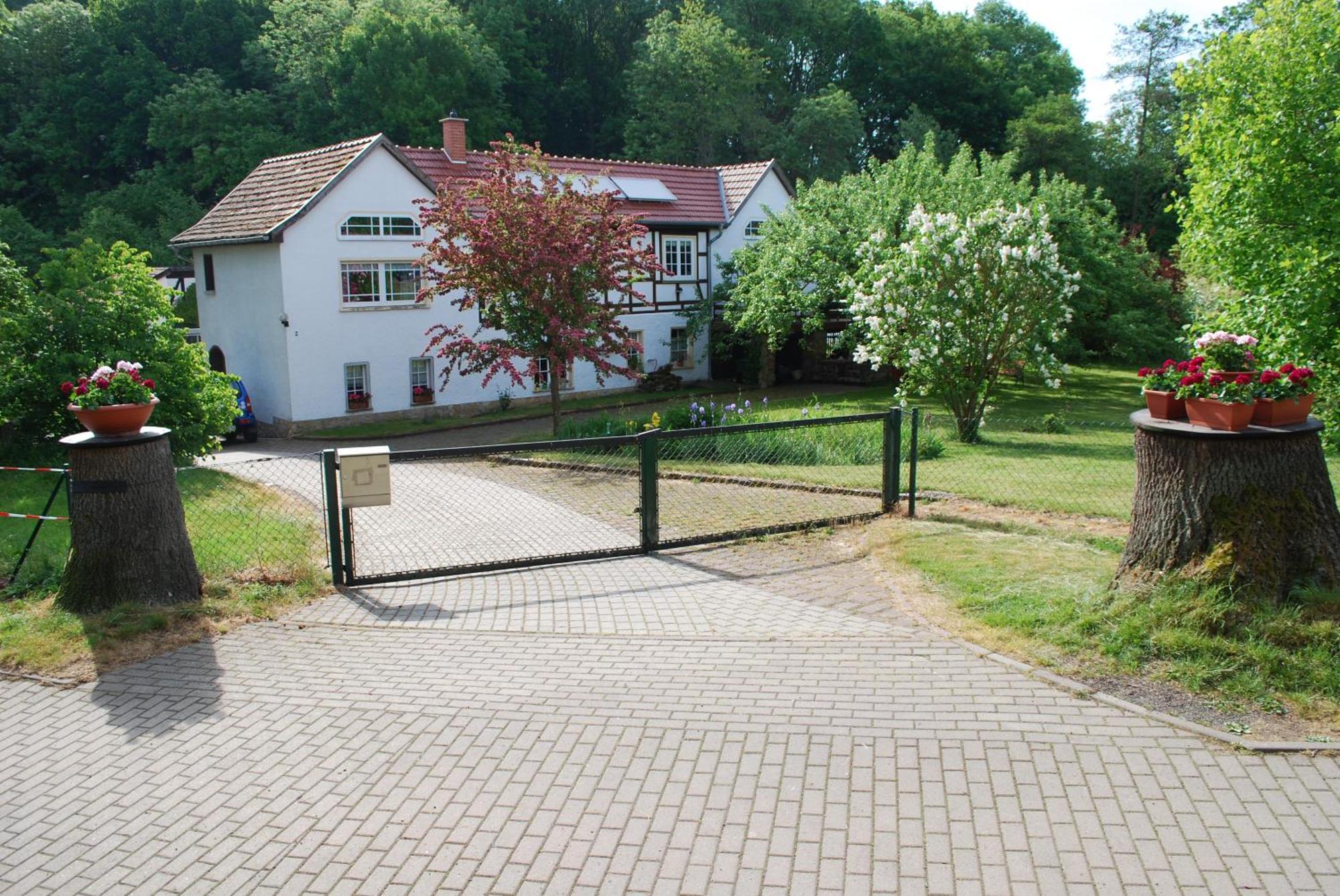 Ferienwohnung Obermuehle Ballstädt Esterno foto